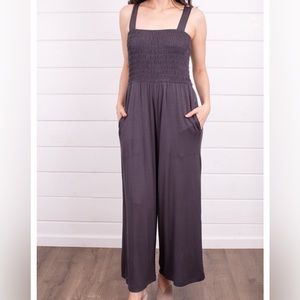 Z Supply Smocked Knit Jumper/Romper